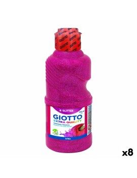 Témpera Giotto Glitter Magenta 250 ml (8 Unidades)