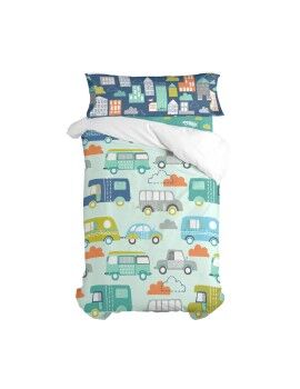 Juego de funda nórdica HappyFriday Moshi Moshi Holidays Multicolor Cama de 80/90 2 Piezas