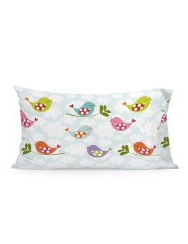 Funda de almohada HappyFriday Mr Fox Little Birds Multicolor 50 x 75 cm