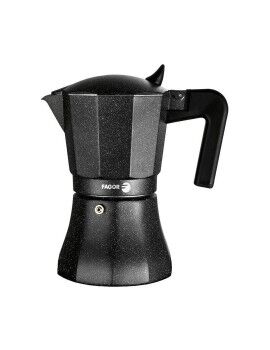 Cafetera Italiana Fagor Tiramisu Negro Aluminio 9 Tazas