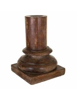 Candelabro Alexandra House Living Madera Reciclada 29 x 45 x 30 cm