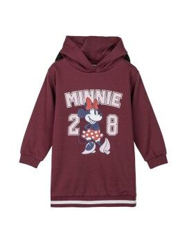 Sudadera con Capucha Niña Minnie Mouse Rojo