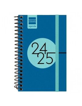 Agenda Finocam Azul Cobalto 7,9 x 12,7 cm 2024-2025