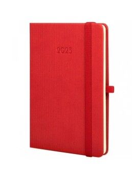 Agenda Finocam Rojo 11,8 x 16,8 cm 2025 Textura