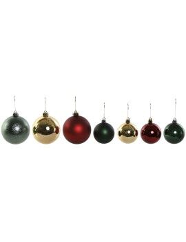 Bolas de Navidad Home ESPRIT Rojo Verde Polietileno 25 x 25 x 25 cm (41 Piezas)