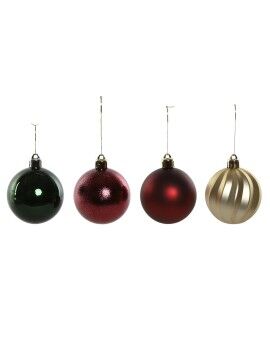 Bolas de Natal Home ESPRIT Vermelho Verde Polietileno 28 x 12 x 42 cm (34 Peças)