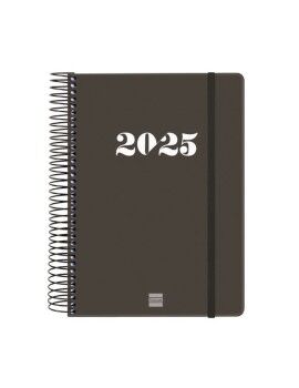 Agenda Finocam Negro A5 15,5 x 21,2 cm 2025