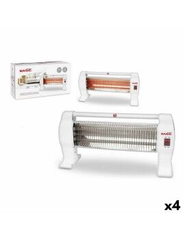 Aquecedor Basic Home Elétrico 600-1200 W 600 W (4 Unidades)