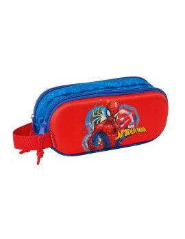 Malas para tudo duplas Spider-Man Vermelho Azul Marinho 21 x 8 x 6 cm 3D