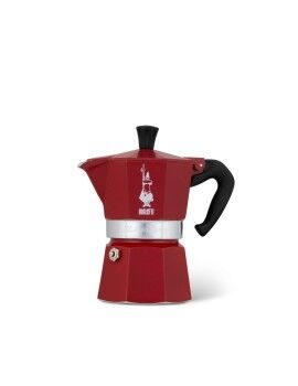 Cafeteira Italiana Bialetti Morocco Vermelho Alumínio