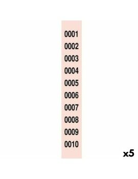 Tiras de Números para Rifa 1-10000 (5 Unidades)