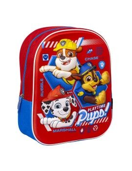 Mochila Infantil 3D The Paw Patrol Rojo 25 x 31 x 10 cm