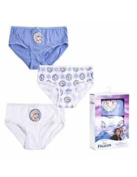 Conjunto de Cuecas para Menina Frozen 3 Unidades Multicolor