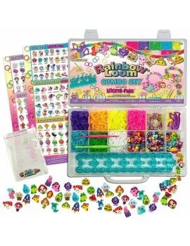 Kit Creación de Pulseras y Collares Bandai Rainbow Loom Combo Set Plástico