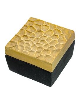 Caja Decorativa Alexandra House Living Oro Aluminio 12 x 12 x 9 cm