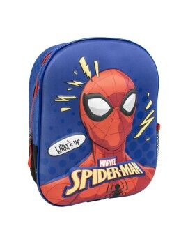 Mochila Escolar Spider-Man Azul 8 X 32 X 26 CM