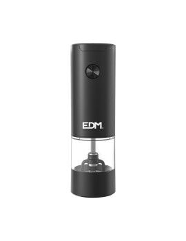 Moinho Elétrico EDM 07772 Preto Transparente 70 ml Ø 5,5 x 17,6 cm