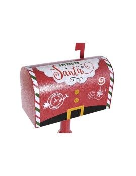 Adorno Navideño DKD Home Decor Blanco Negro Rojo Verde Buzón 33 x 18 x 100,5 cm