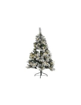 Árbol de Navidad Home ESPRIT Verde PVC Metal Nevado 96 x 96 x 150 cm