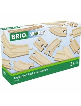 Pista de tren Brio Intermediate Evolution Set Madera 16 Piezas