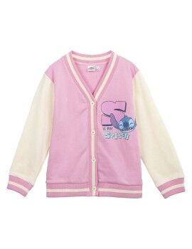 Casaco Infantil Stitch Cor de Rosa