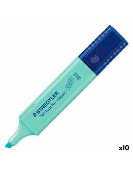 Marcador Fluorescente Staedtler Textsurfer Classic Azul Pastel (10 Unidades)