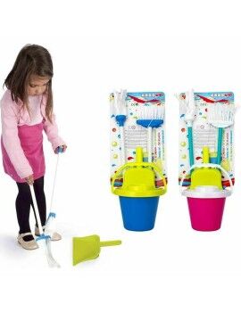 Set de Limpieza Cleaning Home 16 Cubo Fregona Recogedor Escoba