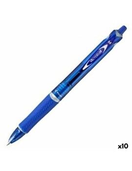 Bolígrafo Pilot Acroball Azul 0,4 mm (10 Unidades)