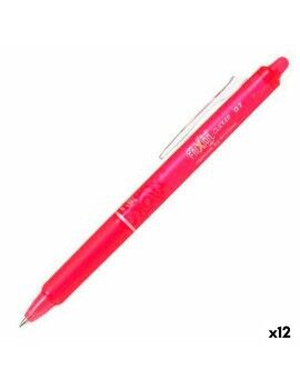 Caneta Pilot Frixion Clicker Tinta apagável Cor de Rosa 0,4 mm 12 Unidades