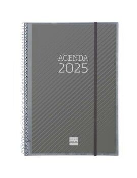 Agenda Finocam Cinzento A4 21 x 29,7 cm 2025