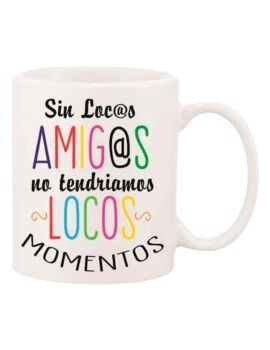 Caneca Roymart "SIN LOCOS AMIGOS" Branco