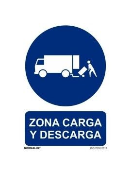 Cartel Archivo 2000 "ZONA CARGA Y DESCARGA" Polipropileno 32 x 30 cm