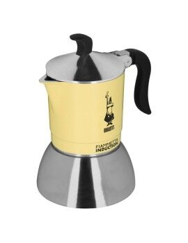 Cafetera Italiana Bialetti 29591 Amarillo Acero Inoxidable Aluminio 200 ml 4 Tazas