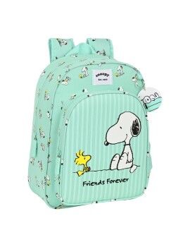 Mochila Escolar Snoopy Friends forever Menta (26 x 34 x 11 cm)