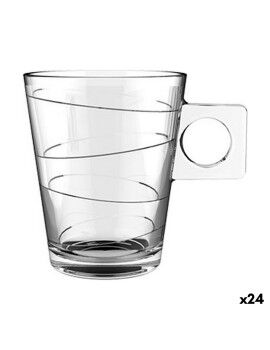 Juego de Tazas de Café Lima onda 80 ml (3 Piezas) (24 Unidades)