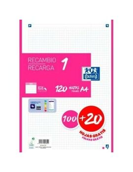 Bloc de Notas Oxford Fucsia A4 120 Hojas