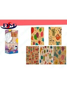 Papel de Embrulho DM Multicolor Rolo 70 x 200 cm (50 Unidades)