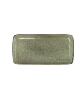 Fuente de Cocina Bidasoa Ikonic Verde Cerámica 28 x 14 cm (Pack 4x)