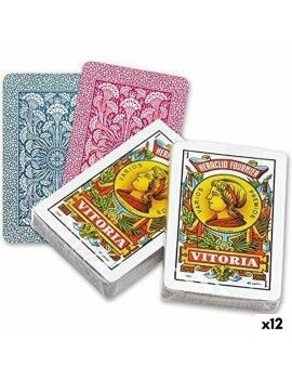 Baralho Naipes Espanhóis (40 Cartas) Fournier 12 Unidades (61,5 x 95 mm)