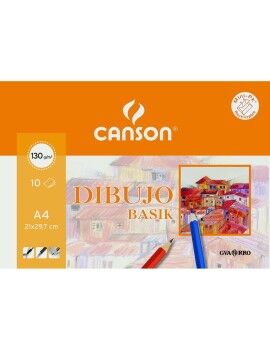 Papel de dibujo Canson 10 Hojas (20 Unidades)