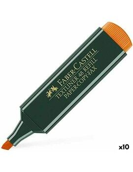 Marcador Fuorescente Faber-Castell TEXTLINER 48 Laranja (10 Unidades)