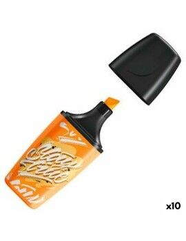 Marcador Fuorescente Stabilo BOSS MINI STAY TRUE Laranja 10 Peças