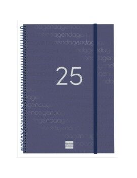 Agenda Finocam YEAR Azul A4 21 x 29,7 cm 2025