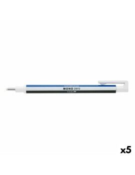 Porta-borrachas Tombow Mono Zero Azul Branco Preto (5 Unidades)