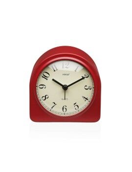 Reloj de Mesa Versa Luxa Rojo Plástico 5,8 x 10 x 10 cm