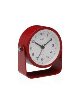 Reloj de Mesa Versa Alura Rojo Plástico 4,1 x 10 x 10 cm