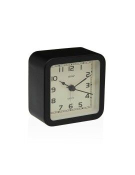 Reloj de Mesa Versa Alvo Negro Plástico 4,5 x 8,5 x 8,5 cm