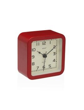 Reloj de Mesa Versa Alvo Rojo Plástico 4,5 x 8,5 x 8,5 cm