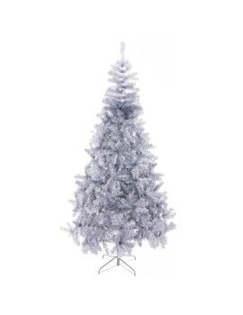 Árbol de Navidad Plateado Metal Plástico 120 X 120 X 240 CM