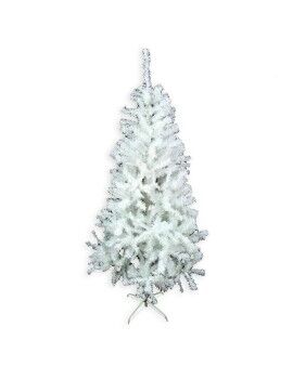 Árbol de Navidad Blanco PVC Metal Polietileno 110 x 110 x 210 cm